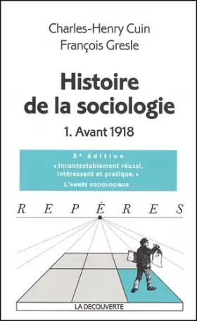 Couverture du produit · Histoire de la sociologie, tome 1
