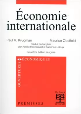 Couverture du produit · Economie Internationale (nouvelle édition)