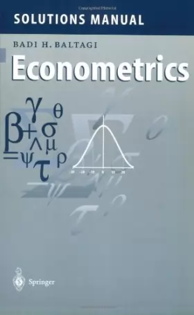 Couverture du produit · Solutions Manual for Econometrics