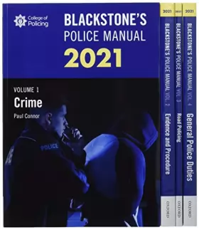 Couverture du produit · Blackstone's Police Manuals 2021: Four Volume Set