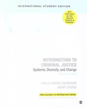 Couverture du produit · Introduction to Criminal Justice - International Student Edition: Systems, Diversity, and Change
