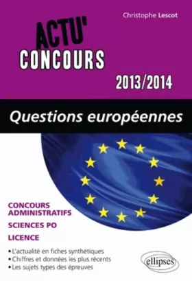 Couverture du produit · Questions Européennes 2013-2014