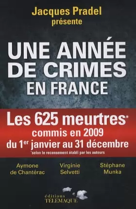 Couverture du produit · Une année de crime en France