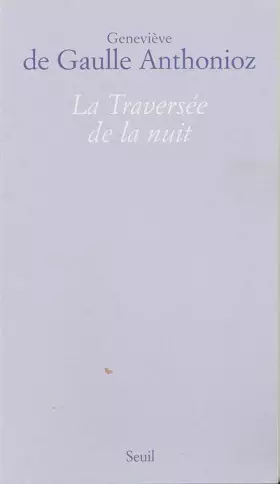 Couverture du produit · La traversée de la nuit