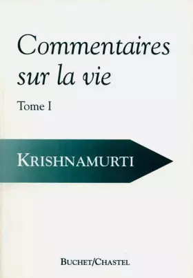 Couverture du produit · Commentaires sur la vie, tome 1