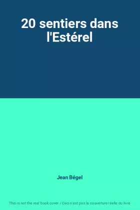 Couverture du produit · 20 sentiers dans l'Estérel