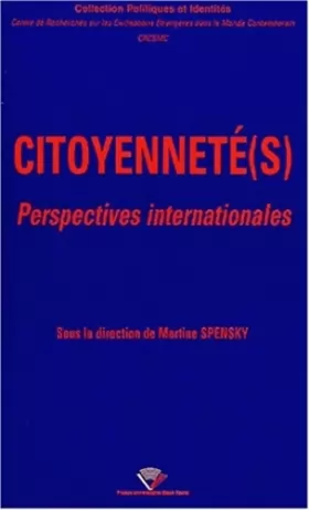 Couverture du produit · Citoyenneté(s) : Perspectives internationales