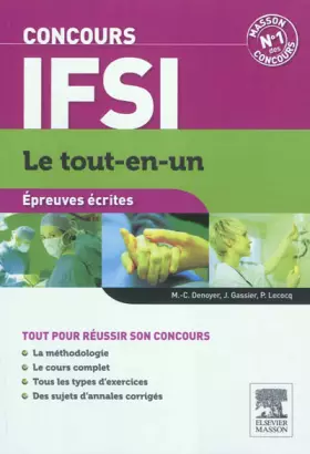 Couverture du produit · Concours IFSI - le tout-en-un - épreuves écrites