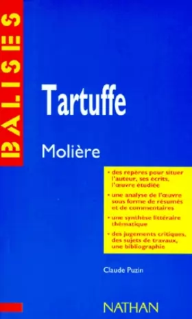 Couverture du produit · Tartuffe : Résumé analytique, commentaire critique, documents complémentaires