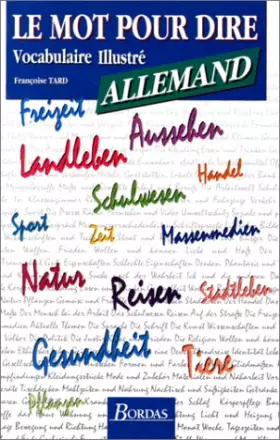 Couverture du produit · M.P.DIRE ALLEMAND VOC. (Ancienne Edition)