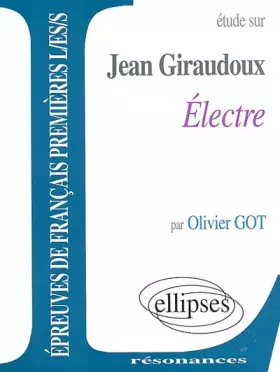 Couverture du produit · Étude sur Jean Giraudou Électre