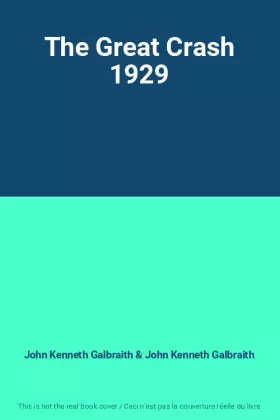Couverture du produit · The Great Crash 1929