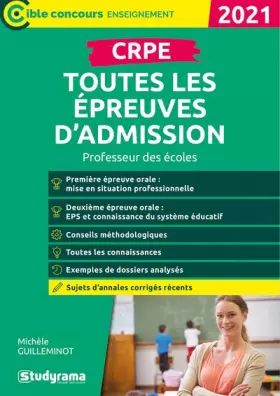 Couverture du produit · CRPE - Toutes les épreuves d'admission: Professeur des écoles