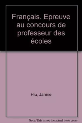 Couverture du produit · PREPARER EPREUVE DE FRANCAIS-CPRE    (Ancienne Edition)