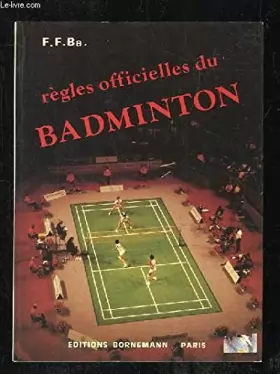 Couverture du produit · Règles officielles du badminton