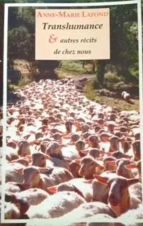 Couverture du produit · Transhumance & autres récits de chez nous