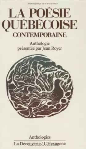 Couverture du produit · La poésie québécoise contemporaine
