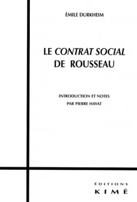 Couverture du produit · Le Contrat social de Rousseau