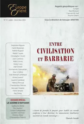 Couverture du produit · Eo-31 Entre Civilisation et Barbarie