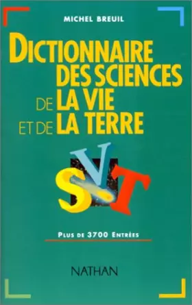 Couverture du produit · Dictionnaire des sciences de la vie et de la terre