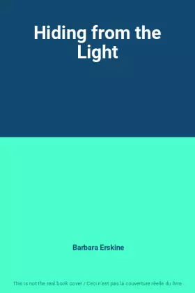 Couverture du produit · Hiding from the Light