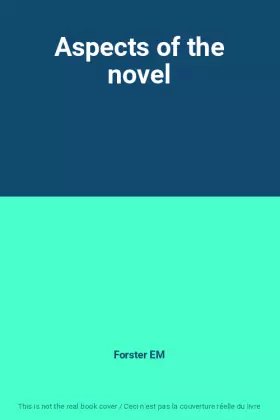 Couverture du produit · Aspects of the novel