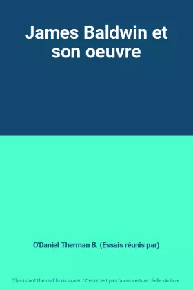 Couverture du produit · James Baldwin et son oeuvre