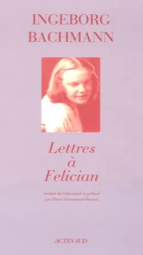 Couverture du produit · Lettres A Felician