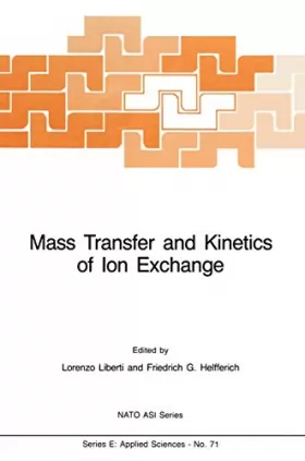 Couverture du produit · Mass Transfer and Kinetics of Ion Exchange