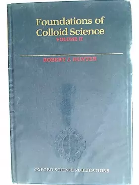 Couverture du produit · Foundations of Colloid Science