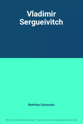 Couverture du produit · Vladimir Sergueivitch
