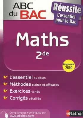 Couverture du produit · ABC du BAC Réussite Maths 2de