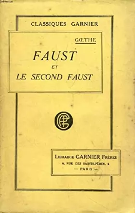 Couverture du produit · FAUST, ET LE SECOND FAUST