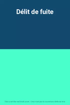 Couverture du produit · Délit de fuite