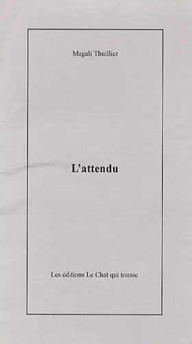 Couverture du produit · L'attendu