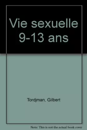 Couverture du produit · VIE SEXUELLE 9-13 ANS