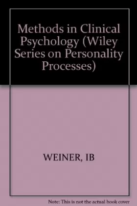 Couverture du produit · Methods in Clinical Psychology