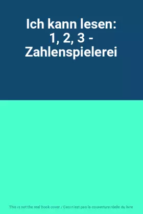 Couverture du produit · Ich kann lesen: 1, 2, 3 - Zahlenspielerei