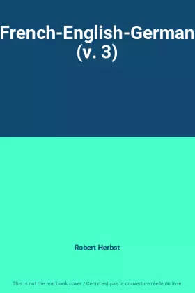 Couverture du produit · French-English-German (v. 3)