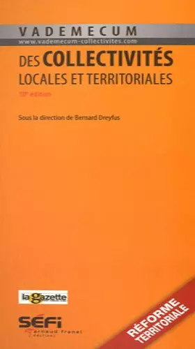 Couverture du produit · Vademecum des collectivités locales et territoriales