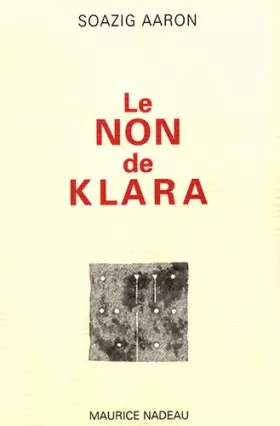 Couverture du produit · Le Non de Klara