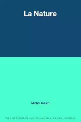 Couverture du produit · La Nature