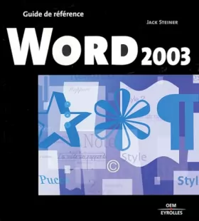 Couverture du produit · Prise en main de Word 2003