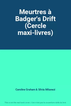 Couverture du produit · Meurtres à Badger's Drift (Cercle maxi-livres)