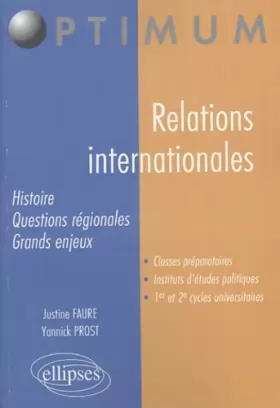 Couverture du produit · Relations internationales : Histoire, structure, question régionales