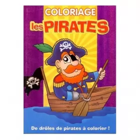 Couverture du produit · Coloriages les Pirates - Drôles de pirates à colorier !