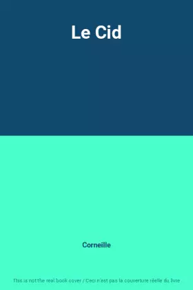 Couverture du produit · Le Cid
