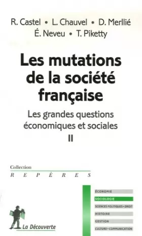 Couverture du produit · Les grandes questions économiques et sociales, Tome 2 : Les mutations de la société française