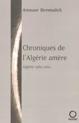 Couverture du produit · Chroniques de l'Algérie amère