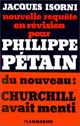 Couverture du produit · Nouvelle requête en révision pour Philippe Pétain